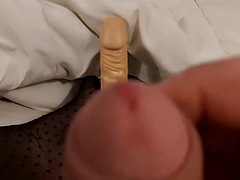 Leie, Crossdresser, Dildo, Handjob, Absätze, Nylon, Transfrau, Solo