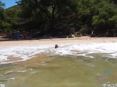 Любители, Пляж, Бикини, Подружка, На природе, От первого лица, На публике, Подглядывание