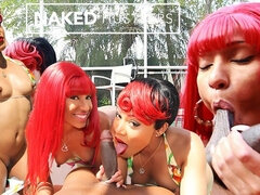 Culo grande, Verga grande, Mamada, Ébano, Hd, Orgía, Piscina, Realidad