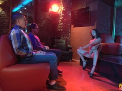 デカパイ, フェラチオ, 茶髪の, ヒール, なめる, ピアス, おもらし, 濡れ