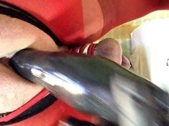 Sissy fucks pussy hole butt toys inflatable 2