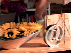 Enthousiasteling, Grote mammen, Blond, Alleen, Tieten likken