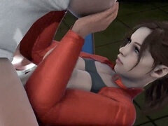 Futa, claire-redfield, dark haired