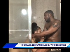 Yandie Lee Gets And Gives Head In The Shower