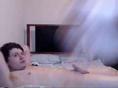 busty punk female playing with her tiny man-meat boyfriend #2