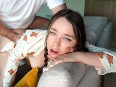 Anal sex, stepdaughter, rough anal