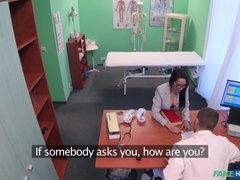 Fake Hospital (FakeHub): Dick Stretches Hot Portuguese Pussy
