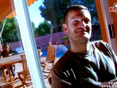 Amateur, Noire, Noir ébène, 2 femmes 1 homme, Français, Fille latino, De plein air, Plan cul à trois