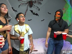 Amerikanisch, Schwarz, Blasen, Schwanz, Latina, Masturbation, Natürlichen titten, Piercing