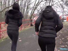 Leie, Blasen, Nahaufnahme, Hardcore, Geld, Im freien, Jungendliche (18+), Titten