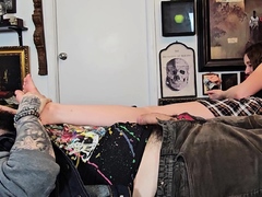 Foot teasing femdom fetish bitch