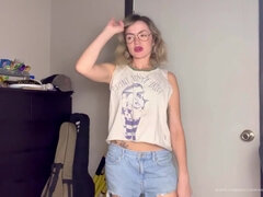 Grosse titten, Blondine, Geschnappt, Frau, Weibliche domination, Natürlich, Pov, Solo