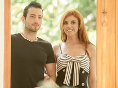 アナル, デカチン, フェラチオ, バック, ヒール, 赤毛, ガリガリ, ティーン