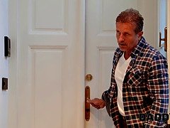 Zeynep Rossa, the hot European wife, gets a hardcore fuck from her daddy while her husband's away