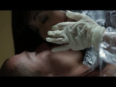 Поза 69, Черные, Минет, Платье, Перчатки, Лесбиянка, Соски, Сосущие