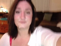 ぽっちゃり, フェラチオ, ボンデージ, 茶髪の, エロ熟女, 顔射, 自家製, オージー