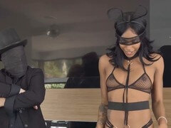 ブロンド, フェラチオ, ストッキング, タトゥー, 締まりの良い