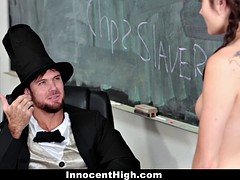 School Girl Pressured To Strip and Fuck Teacher