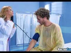 Big-titted Nurse and Doctor team up to cheat on their patient with Alexis Fawx