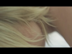 Bedroom, Blonde, Dress, Fingering, French, Lesbian, Panties, Tits