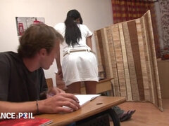 Leie, Tussi, Verrückt, Hd, Zierlich, Rau, Dürr, Flotter dreier