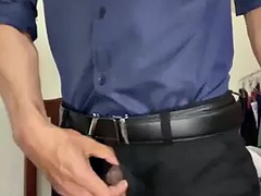 Asiatique, Grosse bite, Homosexuelle, Masturbation, Solo, Professeur, Thaïlandaise, Webcam
