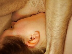 Nice-looking Teen Throat Used By Her Stepbro To Get Off Before Bed