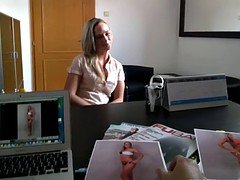 Blonde Student Fucks Model Agent