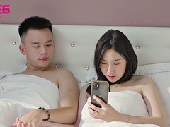 Asiatique, Gros seins, Époux mari, Rasée, Nénés