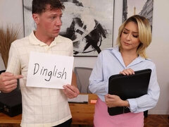 Grote kont, Grote lul, Blond, Pijpbeurt, Hondjeshouding, Kantoor