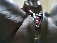 Amateur, Clitoris grande, Negro, Ébano, Masturbación, Orgasmo