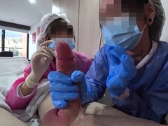 Two Nurses Decided To Try Out My New Dick In Practice