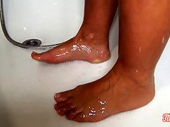 素人, ブロンド, 結婚, 淫乱熟女, ヤリマン, フェラする, 三人, オッパイの