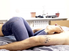 Grosser arsch, Grosser schwanz, Freundin, Selbstgemacht, Jeans, Rau, Jungendliche (18+), Titten