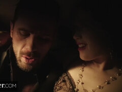 18, フェラチオ, チン, ハードコア, オマンコ, 馬乗り, ストッキング, ティーン