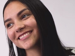 Amateur teen Blowjob with hardcore drilling