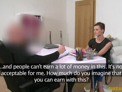 Leie, Arsch, Blasen, Braunhaarige, Hundestellung, Büro, Pov, Dürr