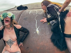 デカ尻, デカチン, フェラチオ, カワイイ, フォアサム, 自然山雀, アウトドア, オッパイの