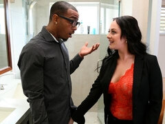 Chambre à dormir, Gros seins, Noire, Sucer une bite, Seins naturels, Rasée, Maigrichonne, Adolescente