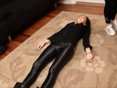 お尻, 美女, ブロンド, 気狂い, フェティッシュ, 足フェチ, 裸, オマンコ