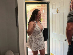 Hotwife MILF Cheats and Gets Creampied by Big Muscular Bull