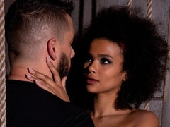 Arsch, Schwarz, Blasen, Süss, Hundestellung, Domination, Fetisch, Strümpfe