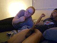 Gros cul, Grosse bite, Noire, Sucer une bite, Orgasme, Rugueux