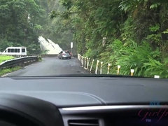 素人, フェラチオ, 露出狂, オーガズム, アウトドア, ハメ撮り, 公共, 濡れ