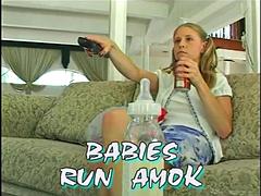 アナル, 美女, ブロンド, フェラチオ, ダブル開発, 熟年, 三人, ヴィンテージ