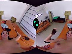 Tridimensionnel, Amateur, Nana, Blonde, Sucer une bite