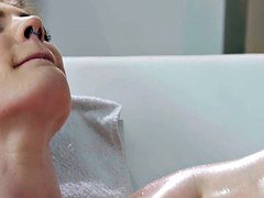 Blonde, Busty, Lesbian, Massage, Teen