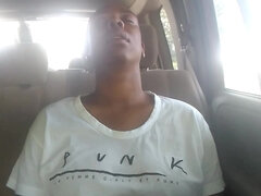 Ebony erotic hypnosis orgasm in car