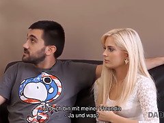 Blonde, Sucer une bite, Attrapée, Papa, Hd, Chatte, Rasée, Adolescente
