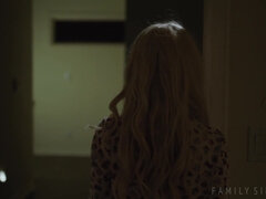 Amerikanisch, Schlafzimmer, Blondine, Braunhaarige, Küssen, Zierlich, Rau, Titten